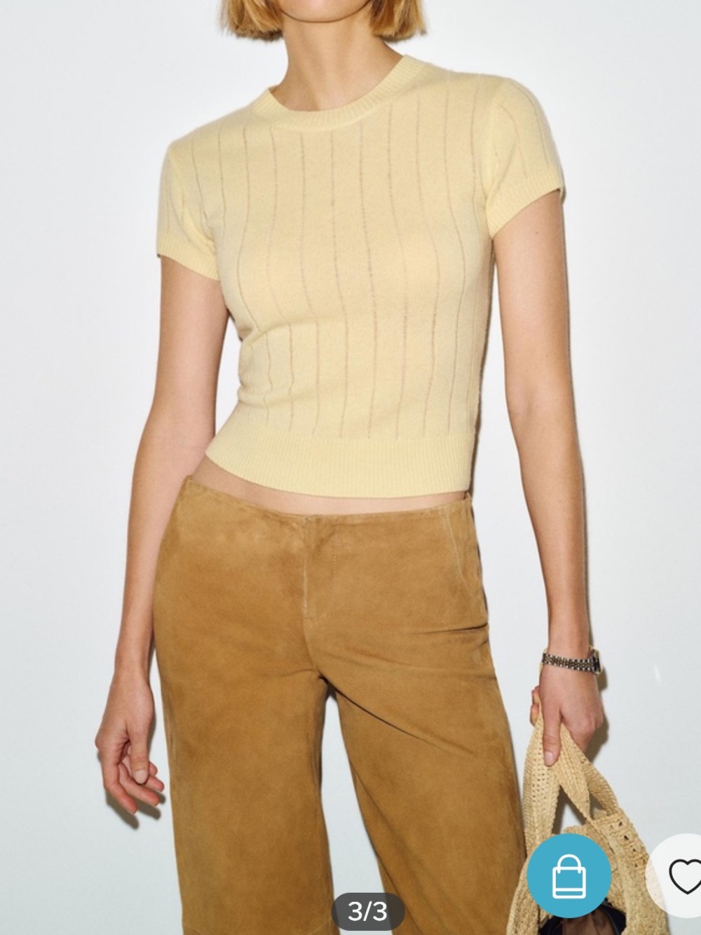 Reformation cashmere top NWT